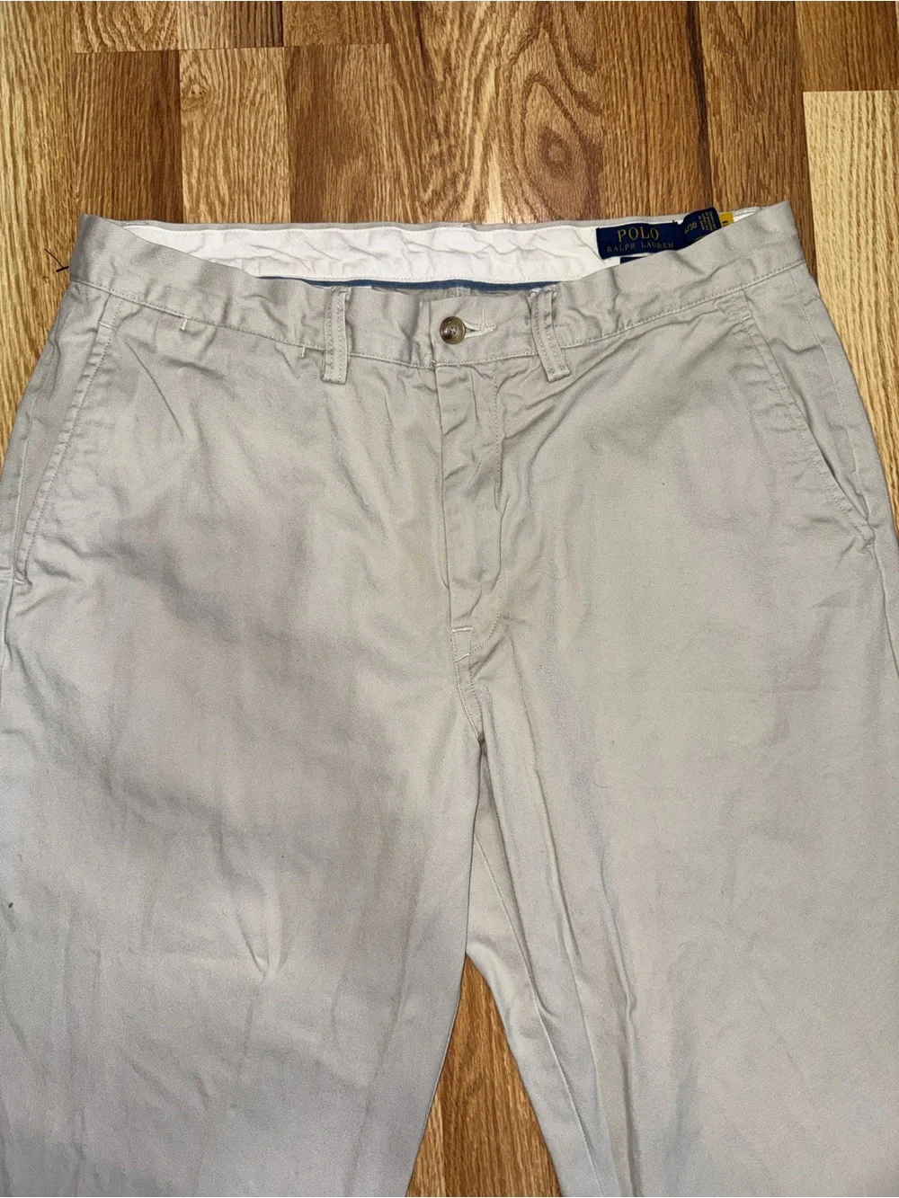 Polo Ralph Lauren Bedford Flat Front Khaki Pants Men’s Classic Fit Chino 34x30